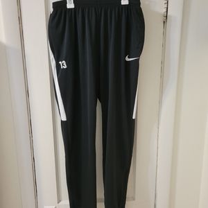 Nike dry-fit men's jogger pants with waist tie